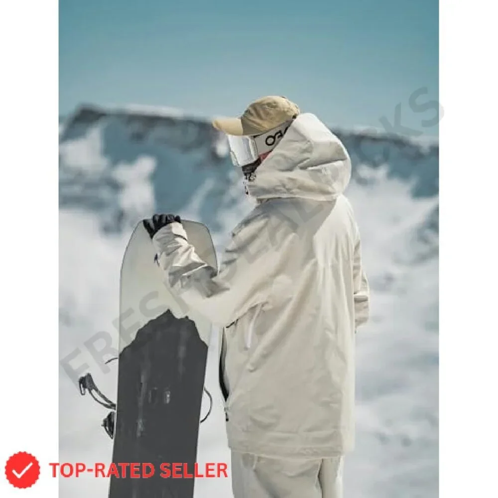 Waterproof Insulated Snowboard Jacket Ski Coat Hooded Winter Hiking Warm